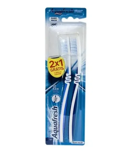 CEPILLO AQUAFRESH 2X1 SUAVE