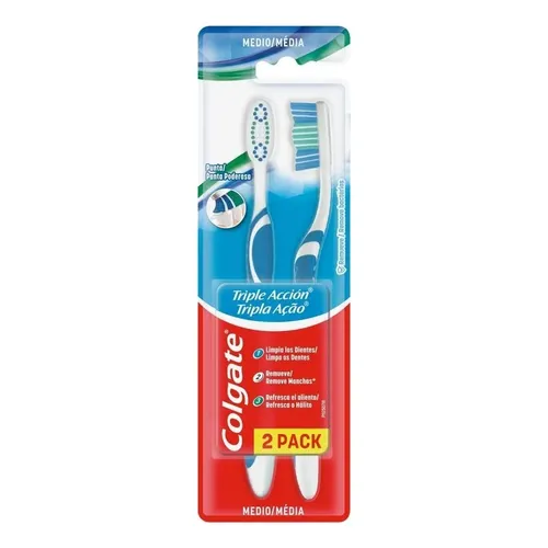 CEPILLO COLGATE TRIPLE 2X1