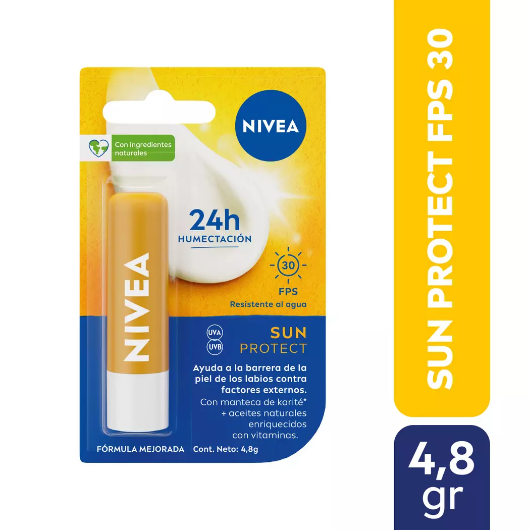 LIP NIVEA SUN PROTECT 4.8GR