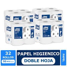PAPEL HIGIENICO TORK 50MTX32