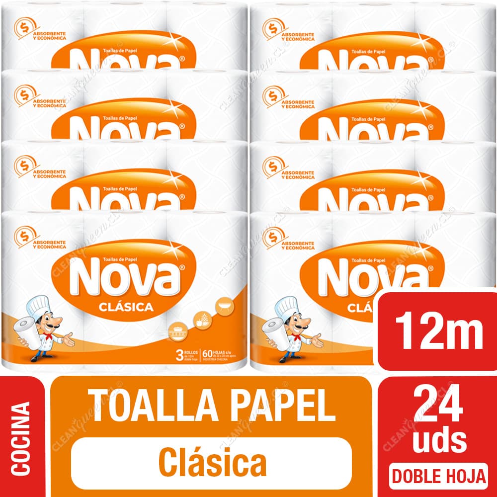 TOALLA NOVA CLASICA 12MTX3X8