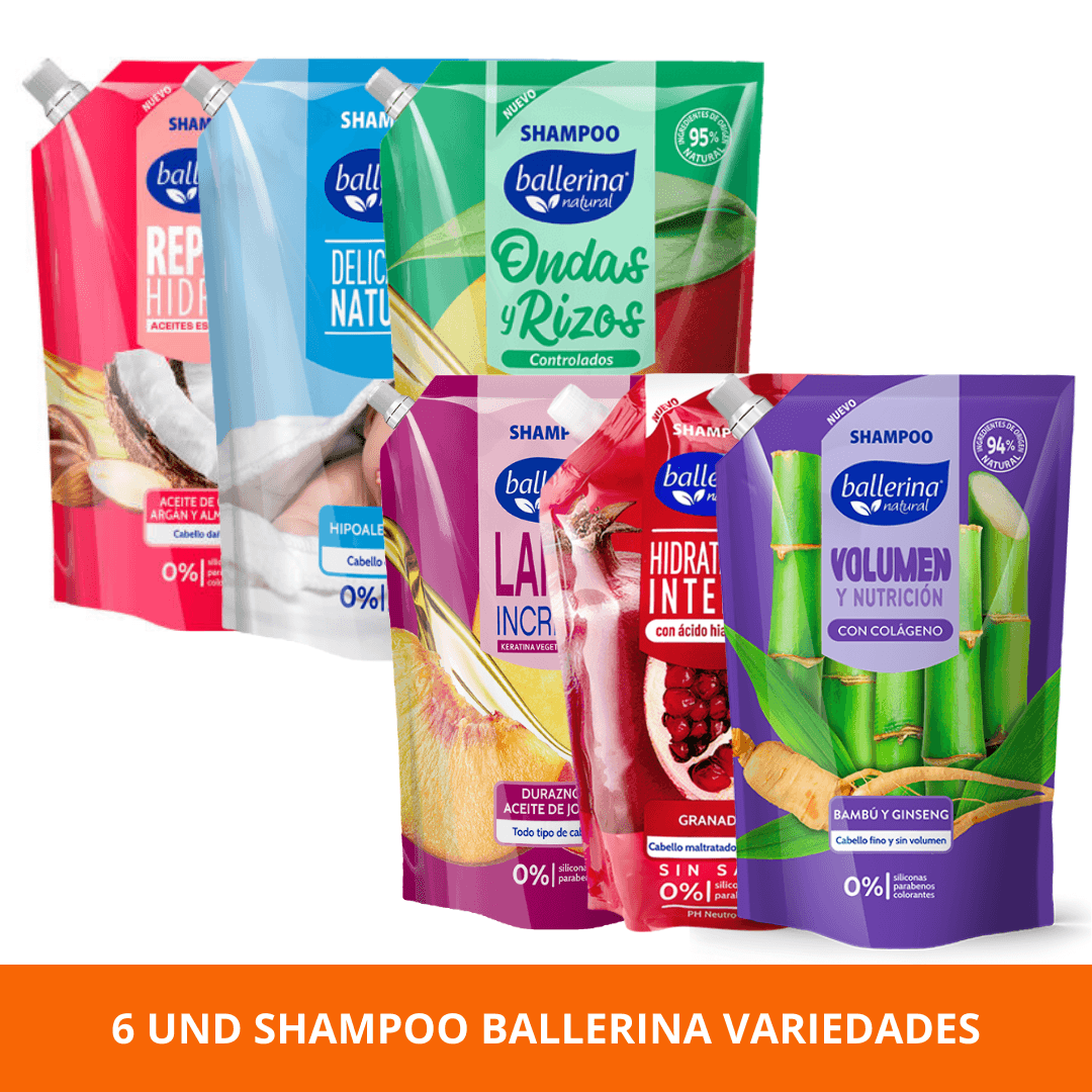 SHAMPOO Y BALSAMO BALLERINA DP 750ML